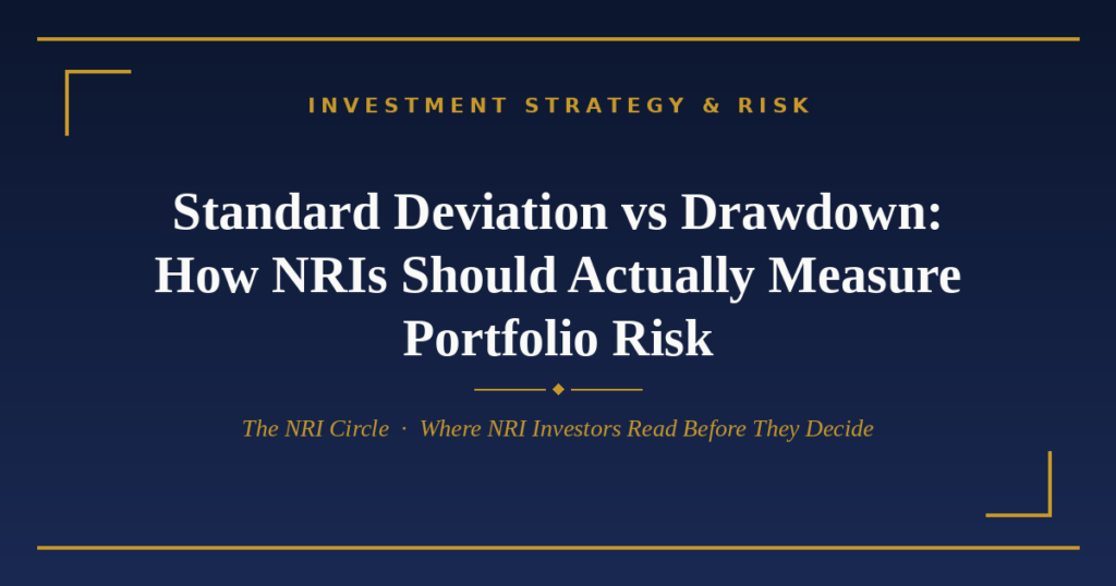 Standard deviation vs drawdown for NRI portfolio risk — The NRI Circle